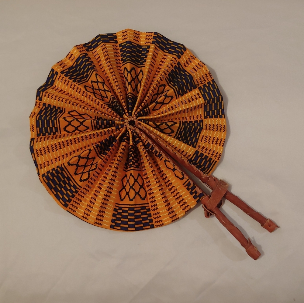 Brand New African Print Fan